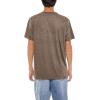Forever 21 Mens Velour Curved-Hem Tee(White)