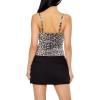 Forever 21 Women’s Sheer Leopard Bustier Cami(Brown)