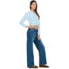 Forever 21 Women’s AOP Cardigan with Little Front Pockets(Blue)