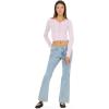Forever 21 Women’s Pointelle Cardigan Sweater with Scalloped Hem(Pink)
