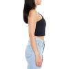 Forever 21 Women’s Ruched One-Shoulder Crop Top(Black)