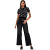 Forever 21 Women’s Short Sleeve Cardigan Lightweight Button Front(Black)