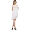 Forever 21 Women’s Sleeveless Mini Dress with Lace(Ivory)