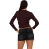 Forever 21 Women’s Fine Gauge Rib Cardi(Brown)