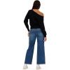 Forever 21 Women’s Off Shoulder Slouchy Sweater with High Rib Start(Black)