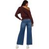 Forever 21 Women’s Off Shoulder Slouchy Sweater with High Rib Start(Brown)