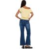 Forever 21 Women’s Off The Shoulder Short Sleeve Sweater with Rib Waist(Yellow)