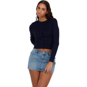 Forever 21 Women’s Fine Gauge Rib Cardi(Navy)