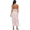 Forever 21 Women’s Plus Size Plunging V-Neck Maxi Dress(Ivory)