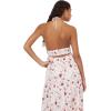 Forever 21 Women’s Plus Size Plunging V-Neck Maxi Dress(Ivory)