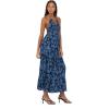 Forever 21 Women’s Plus Size Plunging V-Neck Maxi Dress(Navy)