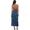 Forever 21 Women’s Plus Size Plunging V-Neck Maxi Dress(Navy)