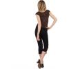 Forever 21 Womens V Neck Top with Self Fringe and Tie(Brown)
