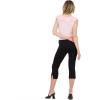 Forever 21 Womens V Neck Top with Self Fringe and Tie(Pink)