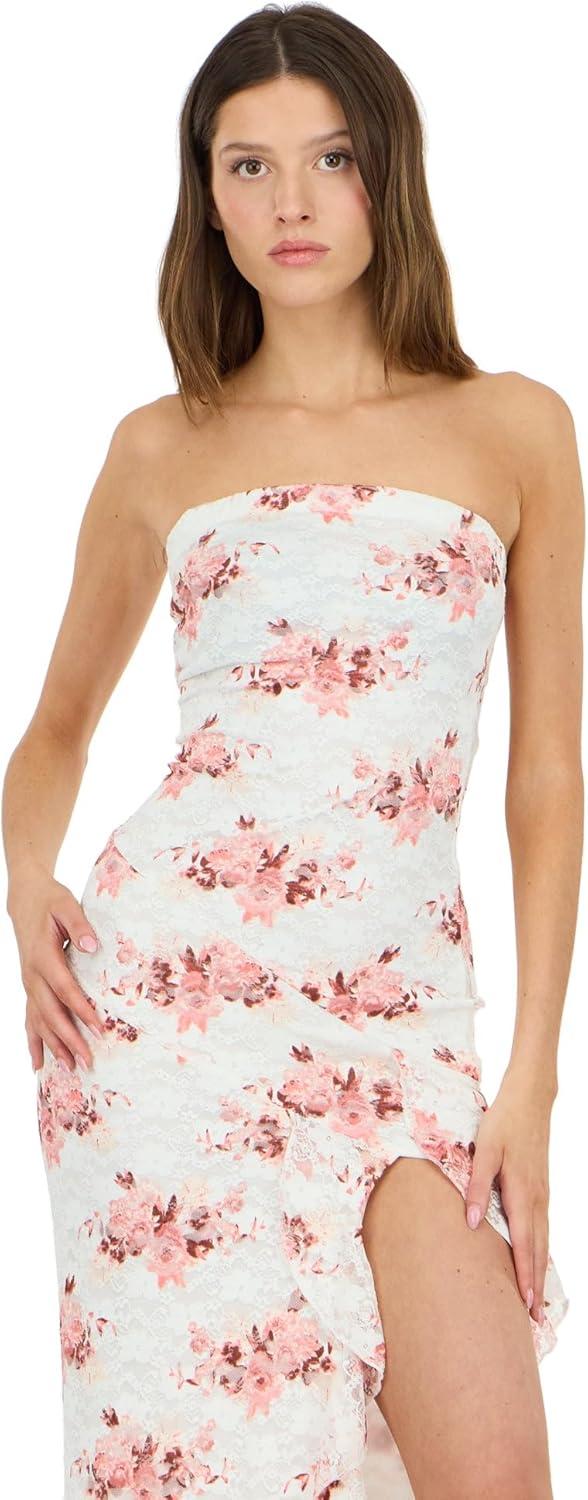 image:imageForever 21 Womens Strapless Lace Maxi DressIvory