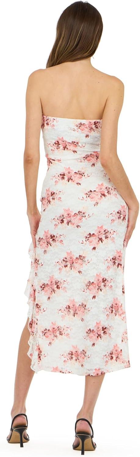 image:imageForever 21 Womens Strapless Lace Maxi DressIvory