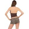 Forever 21 Women’s Deep-v Lace Halter Top(Brown)