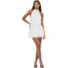 Forever 21 Women’s Halter Neck Mini Lace Dress(Ivory)