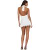Forever 21 Women’s Halter Neck Mini Lace Dress(Ivory)