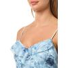 Forever 21 Women’s Maxi Dress with AOP and Ruffles(Blue)