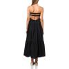 Forever 21 Women’s Maxi Dress with Twist Front(Black)
