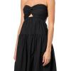 Forever 21 Women’s Maxi Dress with Twist Front(Black)