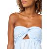 Forever 21 Women’s Maxi Dress with Twist Front(Blue)