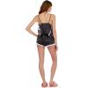 Forever 21 Women’s Shorts Set with Lace Trim(Black)
