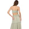 Forever 21 Women’s Smocked Maxi Dress(Green)