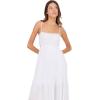 Forever 21 Women’s Smocked Maxi Dress(Ivory)