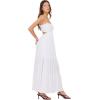 Forever 21 Women’s Smocked Maxi Dress(Ivory)