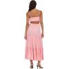 Forever 21 Women’s Smocked Maxi Dress(Pink)