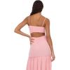 Forever 21 Women’s Smocked Maxi Dress(Pink)