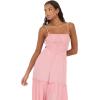 Forever 21 Women’s Smocked Maxi Dress(Pink)