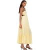 Forever 21 Women’s Smocked Maxi Dress(Yellow)