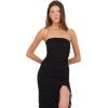 Forever 21 Women’s Strapless Lace Maxi Dress(Black)
