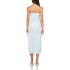 Forever 21 Women’s Strapless Lace Maxi Dress(Blue)