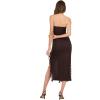 Forever 21 Women’s Strapless Lace Maxi Dress(Brown)