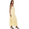 Forever 21 Women’s Tube Maxi Dress with Crochet Inserts(Anise Flower)