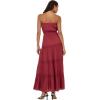 Forever 21 Women’s Tube Maxi Dress with Crochet Inserts(Burgundy)