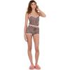 Forever 21 Women’s Yummy Rib Lace Tank to Match Shorts Sold Separately(Leopard)