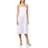 Forever 21 Women’s Lace Maxi Skirt with Tiered Hem(White)