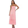 Forever 21 Women’s Smocked Maxi Dress(Pink)