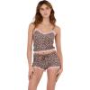 Forever 21 Women’s Yummy Rib Lace Tank to Match Shorts Sold Separately(Leopard)
