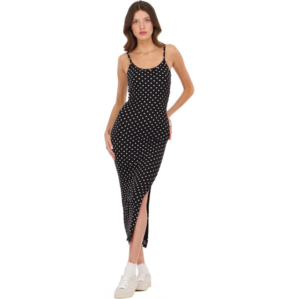 image:imageForever 21 Womens Rib Midi Dress with Slight ScoopBlack