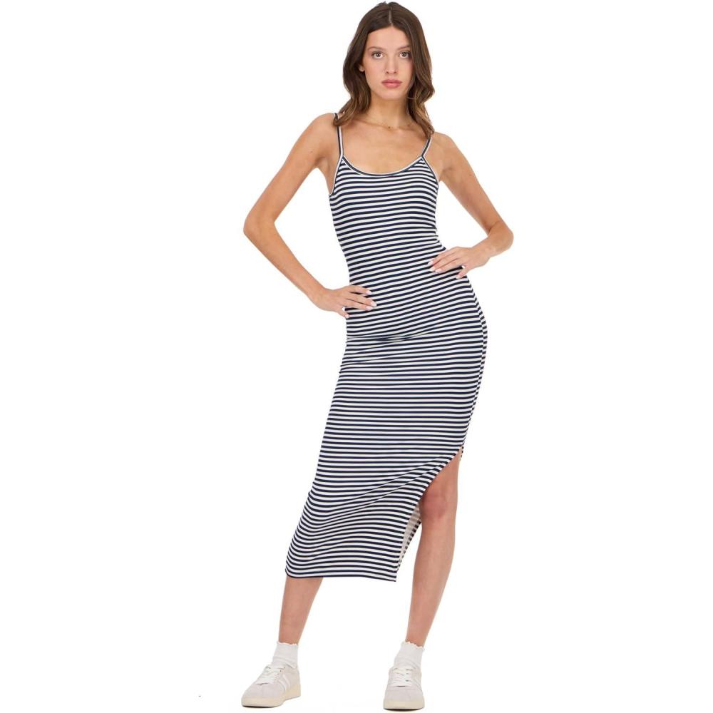 image:imageForever 21 Womens Rib Midi Dress with Slight ScoopNavy