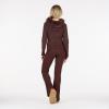 Forever 21 Women’s Cable Knit Hoodie & Flare Set(Brown)