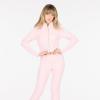 Forever 21 Women’s Cable Knit Hoodie & Flare Set(Pink)