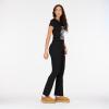 Forever 21 Women’s Graphic Tee Legging Set(Black)
