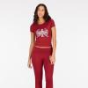 Forever 21 Women’s Graphic Tee Legging Set(Red)